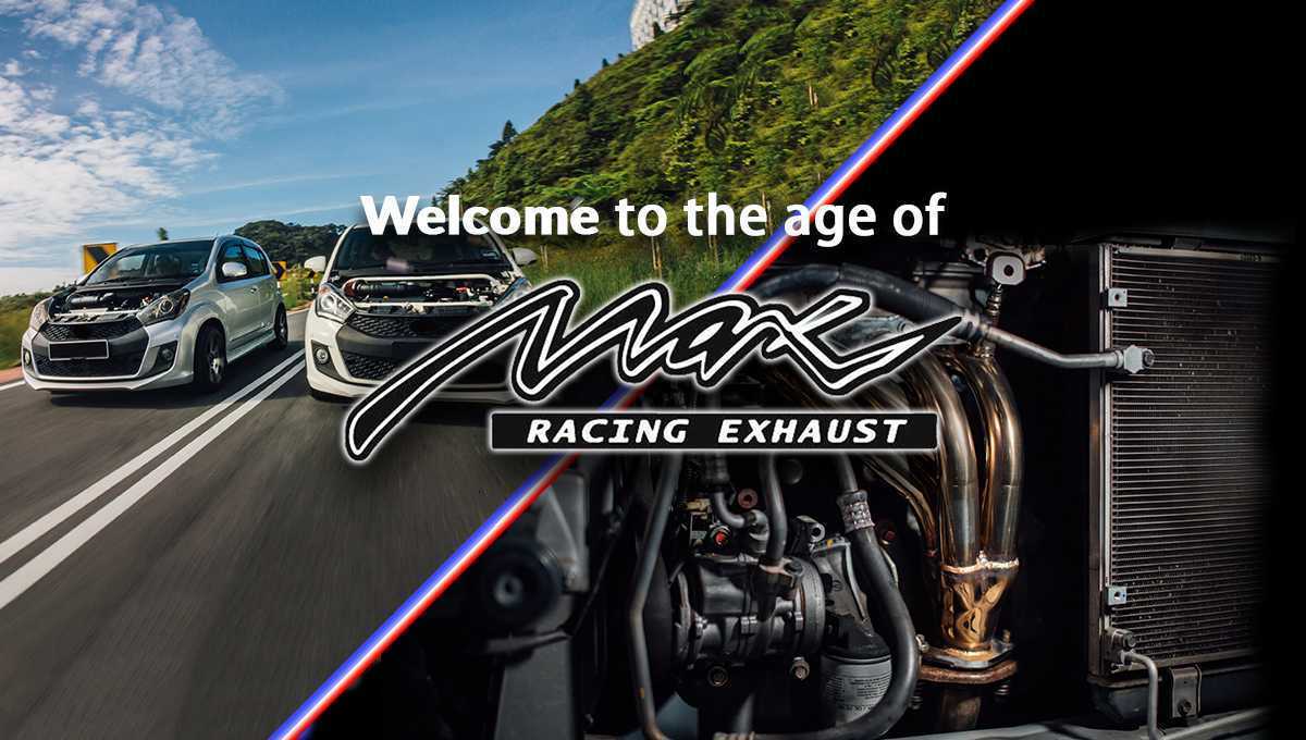 Max Racing Exhaust  Perodua Myvi +15 horsepower system