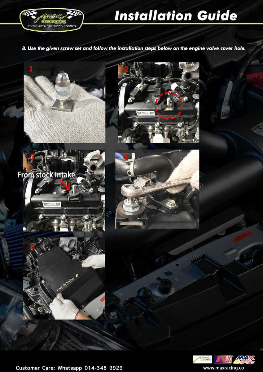 Max Racing Exhaust  Perodua Axia Gen 2 Intake 