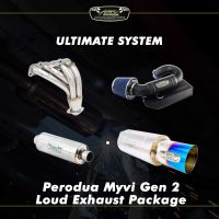 Myvi Icon, Myvi SE, Myvi EZI, Perodua Alza, Daihatsu Sirion 35 Perodua Myvi Gen 2 Ultimate System - Loud Exhaust Upgrade