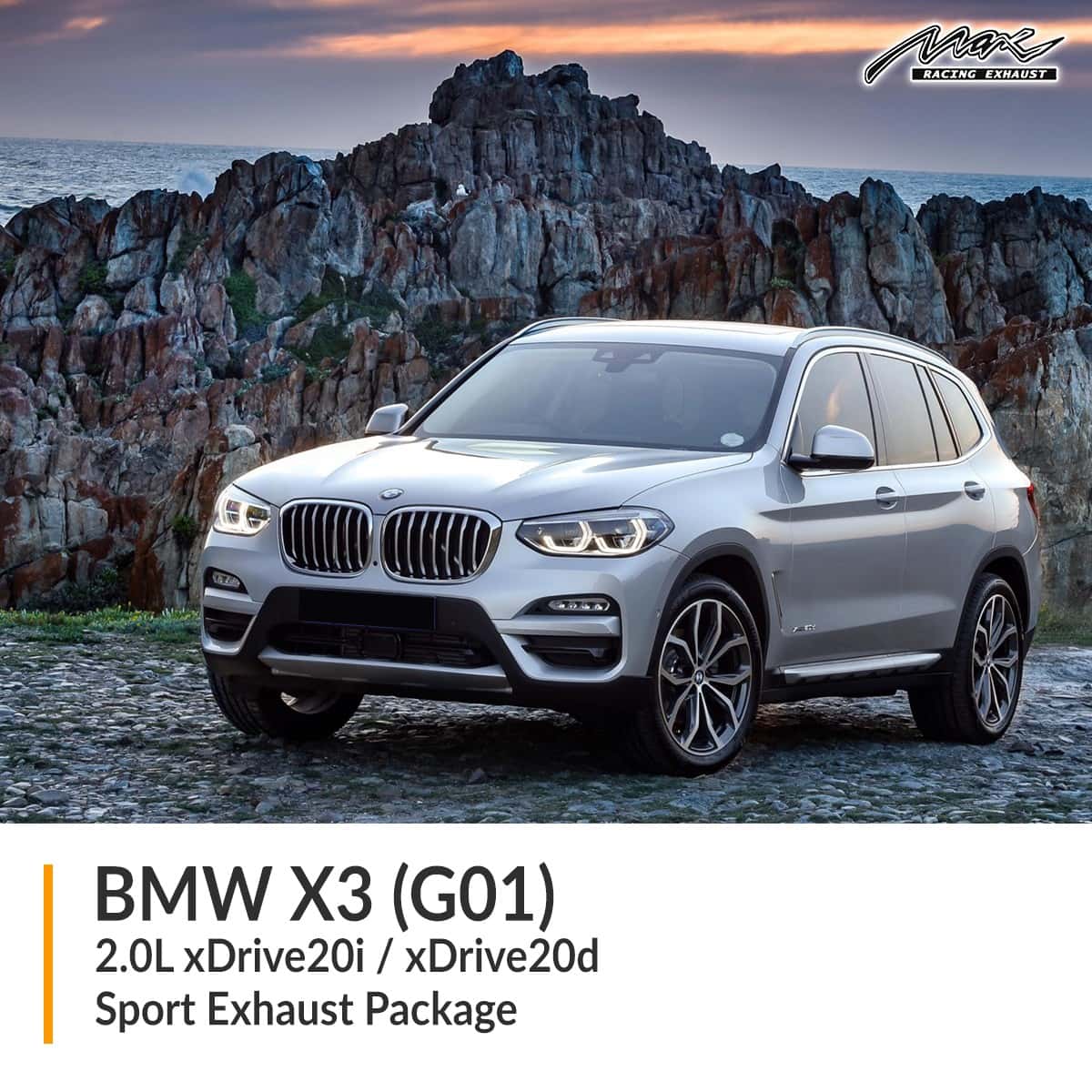BMW G01 X3 2.0L xDrive20i ⁄ xDrive20d Sport Exhaust Package | Max