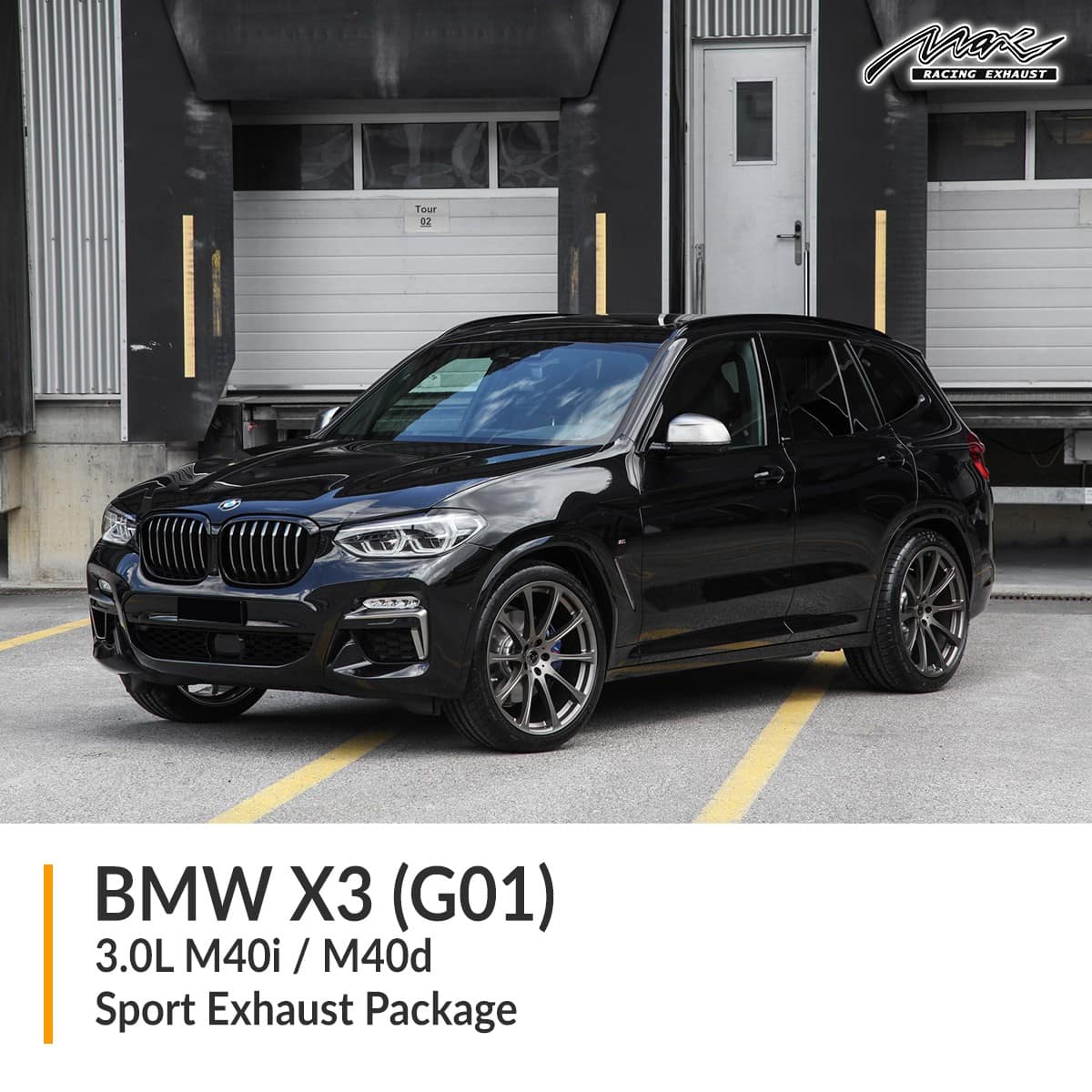 BMW G01 X3 3.0L M40i / M40d Sport Exhaust Package | Max Racing Exhaust