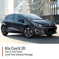 Kia Cee'd JD Gen 2 1.6L T-GDI Twin Loud Exhaust Package
