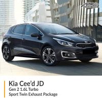 Kia Cee'd JD Gen 2 1.6L T-GDI Twin Sport Exhaust Package