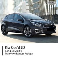 Kia Cee'd JD Gen 2 1.6L T-GDI Twin Valve Exhaust Package