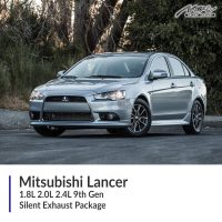 Mitsubishi Lancer 1.8L 2.0L 2.4L 9th Gen Silent Exhaust Package