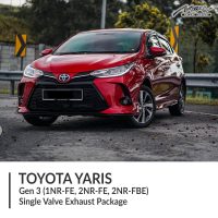 Toyota Yaris Gen 3 (1NR-FE , 2NR-FE & 2NR-FBE) Single Valve Exhaust Package