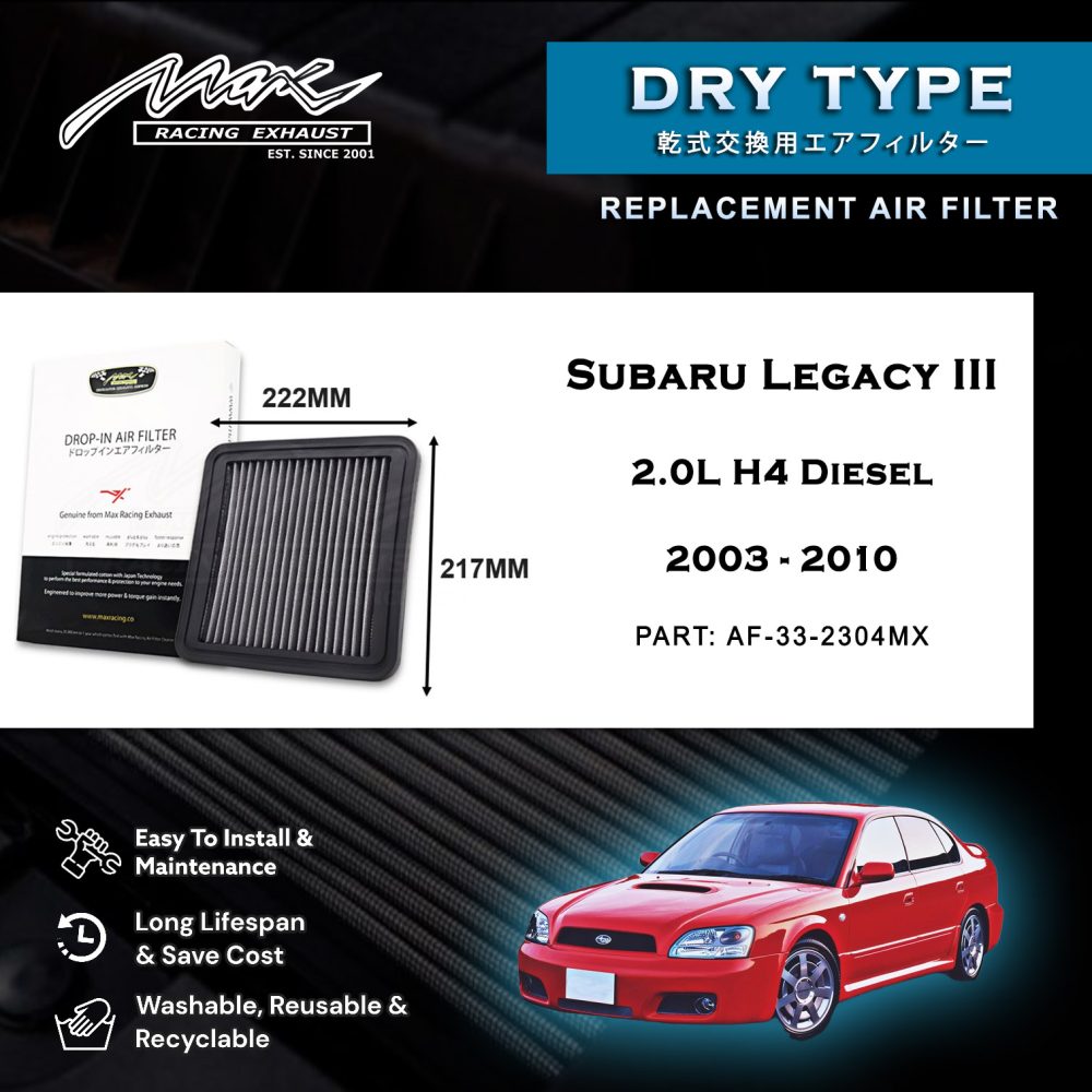 2003 2010 Subaru Legacy III 2.0L H4 ڊيزل