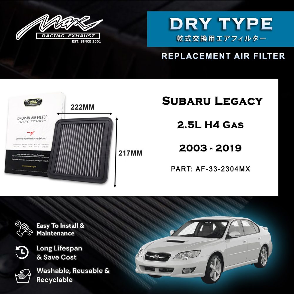 2003 2019 Subaru Legacy 2.5L H4 گيس