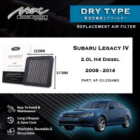Subaru Legacy IV 33L H2304 ڊيزل 2.0-4 لاءِ 2008-2014MX ڪارڪردگي ڊراپ ان ايئر فلٽر