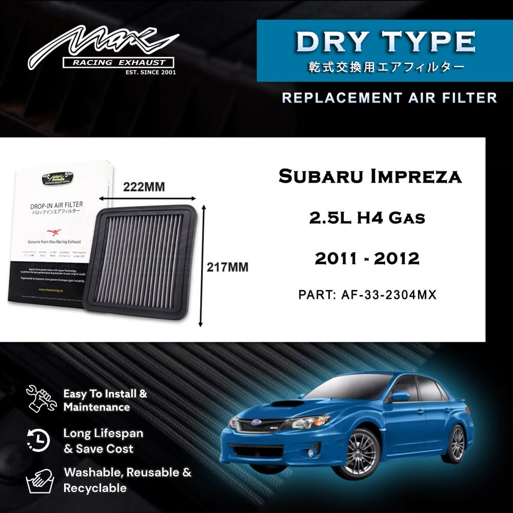 2011 2012 Subaru Impreza 2.5L H4 گيس