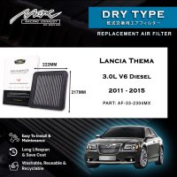 سمارٽ پراڊڪٽ فلٽر 26 Lancia Thema 33L V2304 ڊيزل 3.0-6 لاءِ 2011-2015MX ڪارڪردگي ڊراپ ان ايئر فلٽر