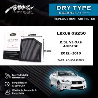33-2452MX Performance Drop-in Air Filter for Lexus GS250 2.5L V6 Gas 4GR-FSE 2012-2015