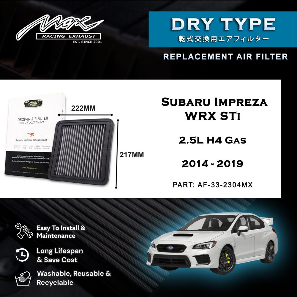 2014 2019 Subaru Impreza WRX STi 2.5L H4 گيس