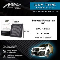 33-2304MX Performance Drop-in Air Filter ho an'ny Subaru Forester SK 2.0L H4 Gas 2018-2024