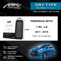 Perodua Myvi 65 33-2922MX Performance Drop-in Air Filter for Perodua Myvi 1.5L L4 Gas 2011-2016