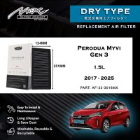 Hidlo Aer Galw Heibio Perfformiad 33-3016MX ar gyfer Perodua Myvi Gen 3 1.5L 2017-2025
