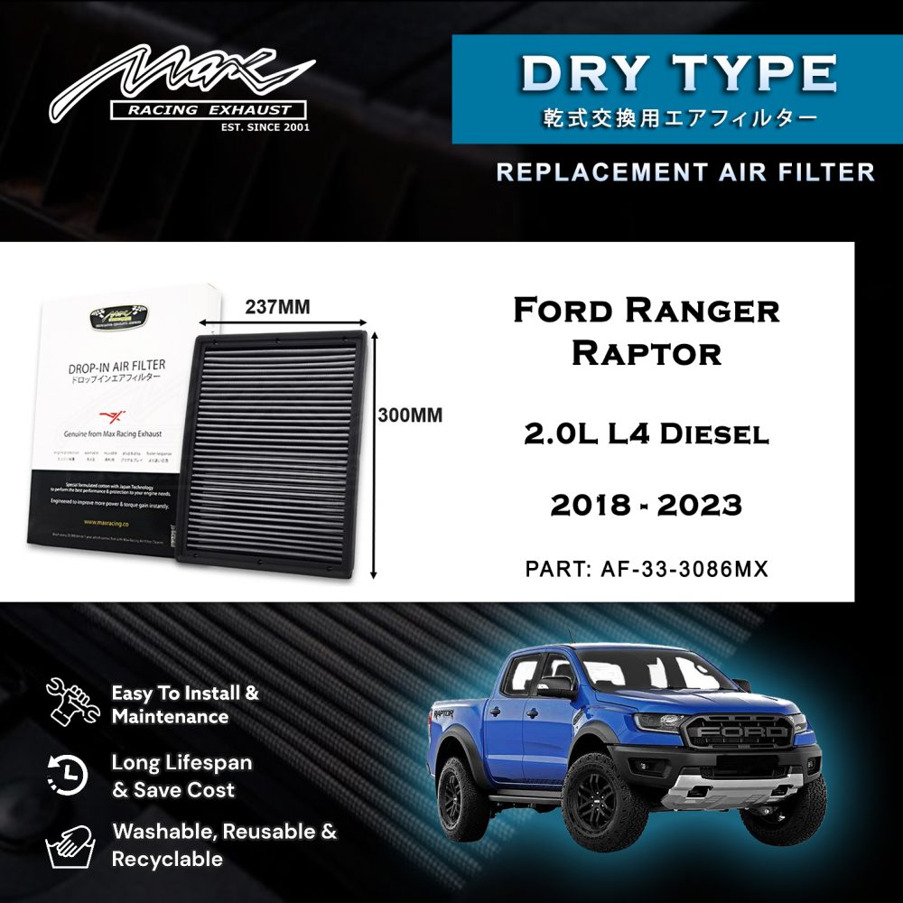 2018 2023 Ford Ranger Raptor 2.0L L4 Diesel