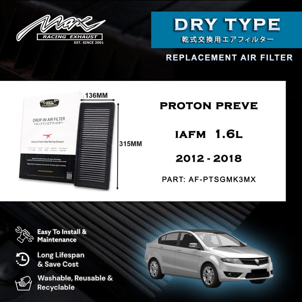 PROTON PREJ IAFM 1.6L 2012-2018 PROTON PREJ IAFM 1.6L 2012 2018