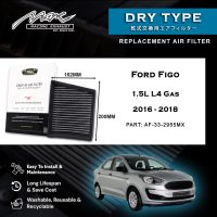 33-2955MX Performance Drop-in Air Filter for Ford Figo 1.5L L4 Gas 2016 to 2018