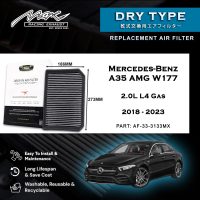 33-3133MX Performance Drop-in въздушен филтър за Mercedes-Benz A35 AMG W177 2.0L L4 газ 2018 до 2023