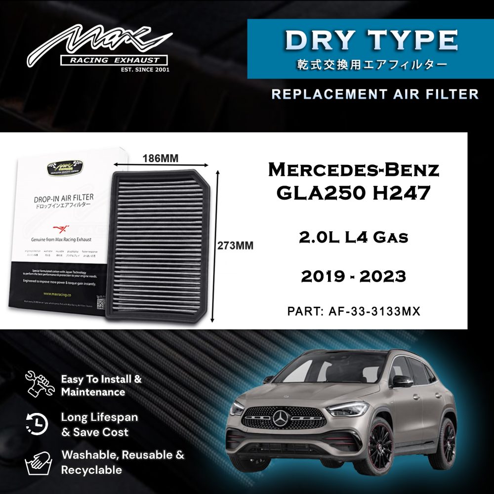2019 2023 مرسڊيز بينز GLA250 H247 2.0L L4 گيس