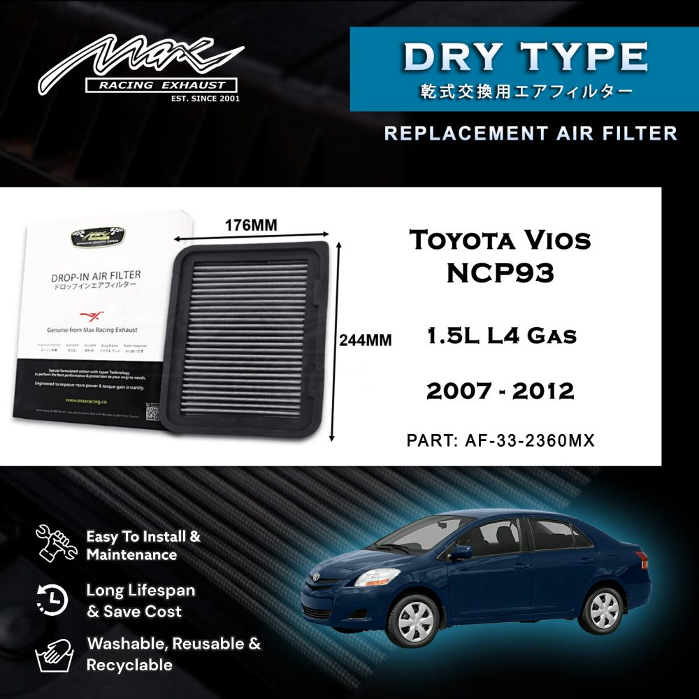 2007-2012 Toyota Vios NCP93 1.5L L4 Gas 2007 2012 Toyota Vios NCP93 1.5L L4 Gas