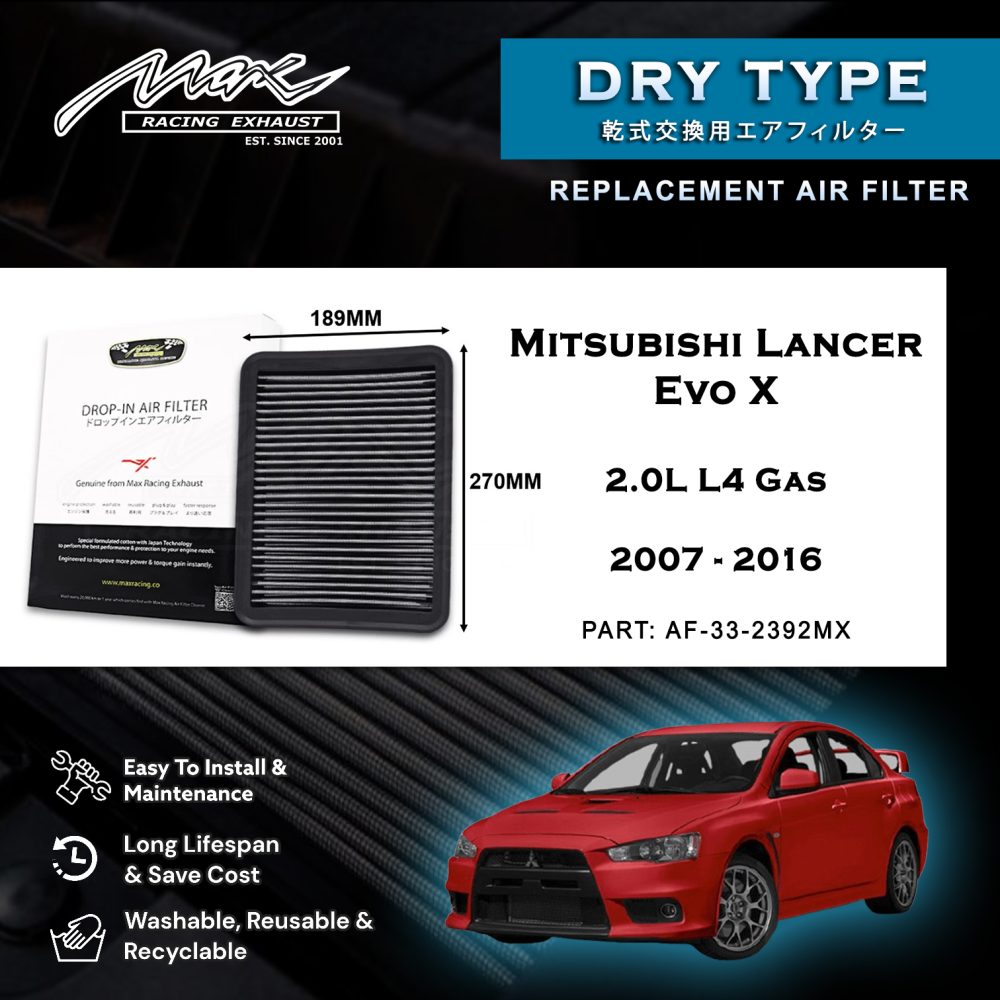 2007 2016 Mitsubishi Lancer Evo X 2.0L L4 Gas