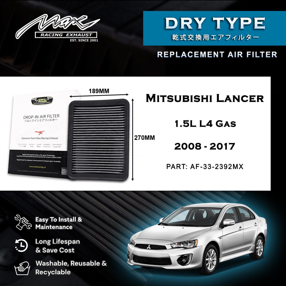 2008 2017 Mitsubishi Lancer 1.5L L4 Gas
