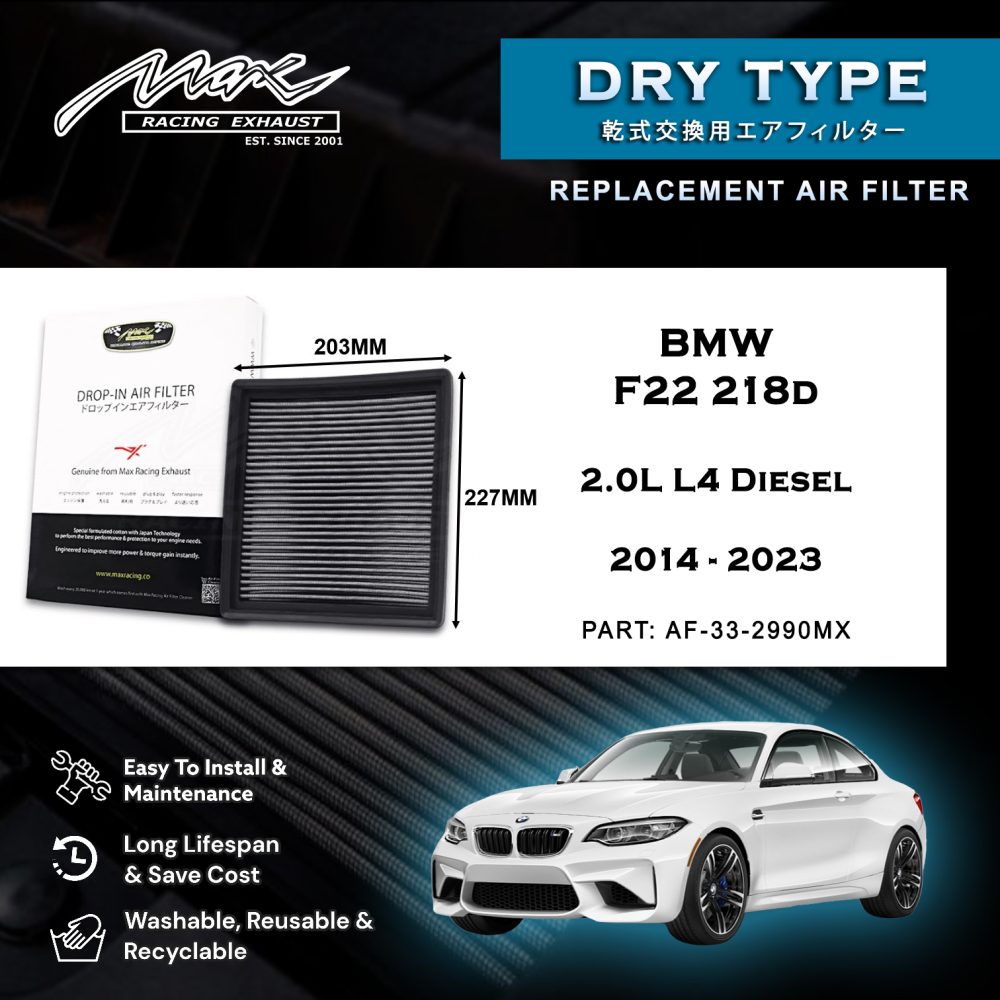 2014-2023 BMW F22 218d 2.0L L4 Diesel 2014 2023 BMW F22 218d 2.0L L4 Diesel