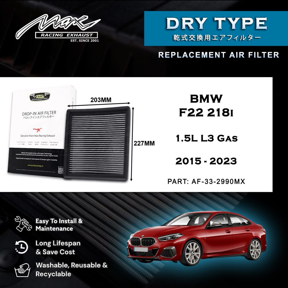 2015 2023 BMW F22 218i 1.5L L3 Gas