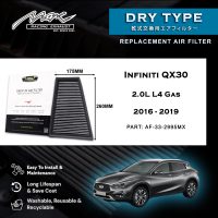 انفنيٽي QX33 2995L L30 گيس 2.0 کان 4 لاءِ 2016-2019MX ڪارڪردگي ڊراپ ان ايئر فلٽر
