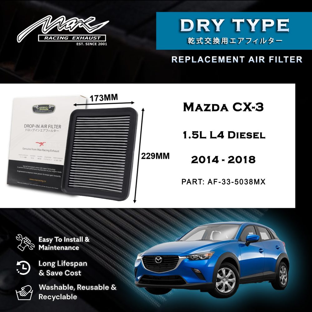 2014 2018 Mazda CX 3 1.5L L4 Diesel
