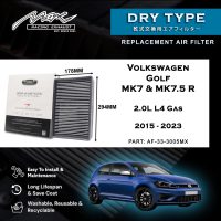 Высокоэффективный воздушный фильтр 33-3005MX для Volkswagen Golf MK7 и MK7.5 R 2.0L L4 Gas 2015-2023 годов выпуска.