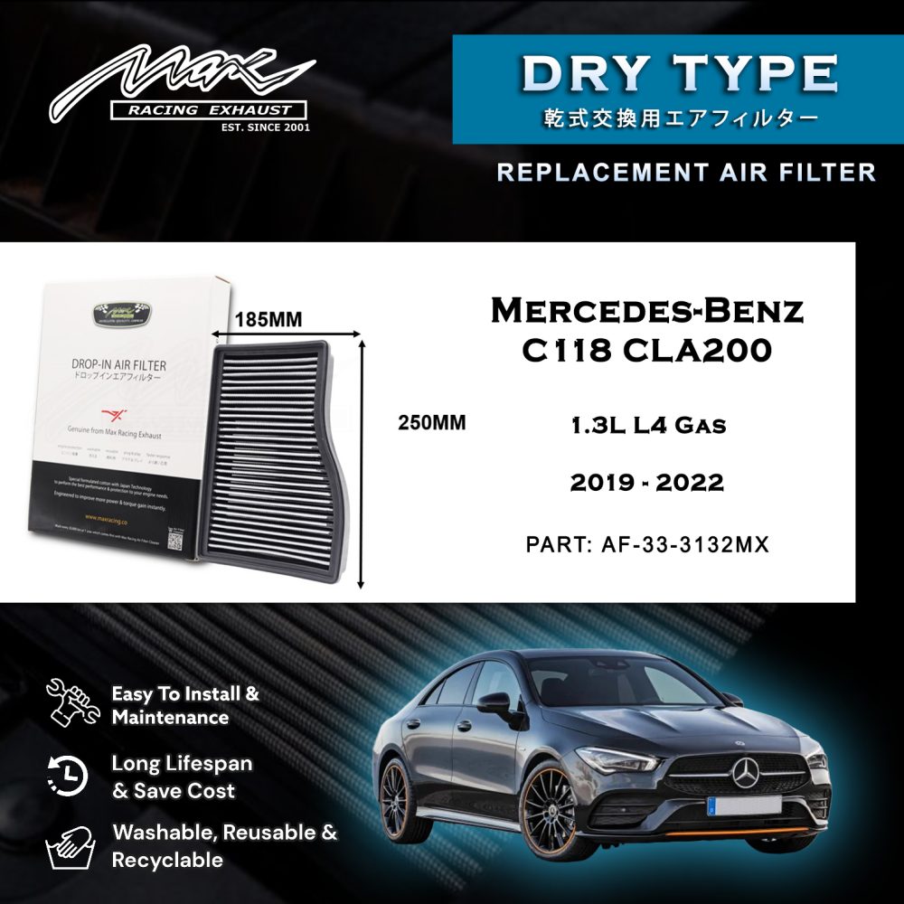 2019 2022 Mercedes Benz C118 CLA200 1.3L L4 Gas