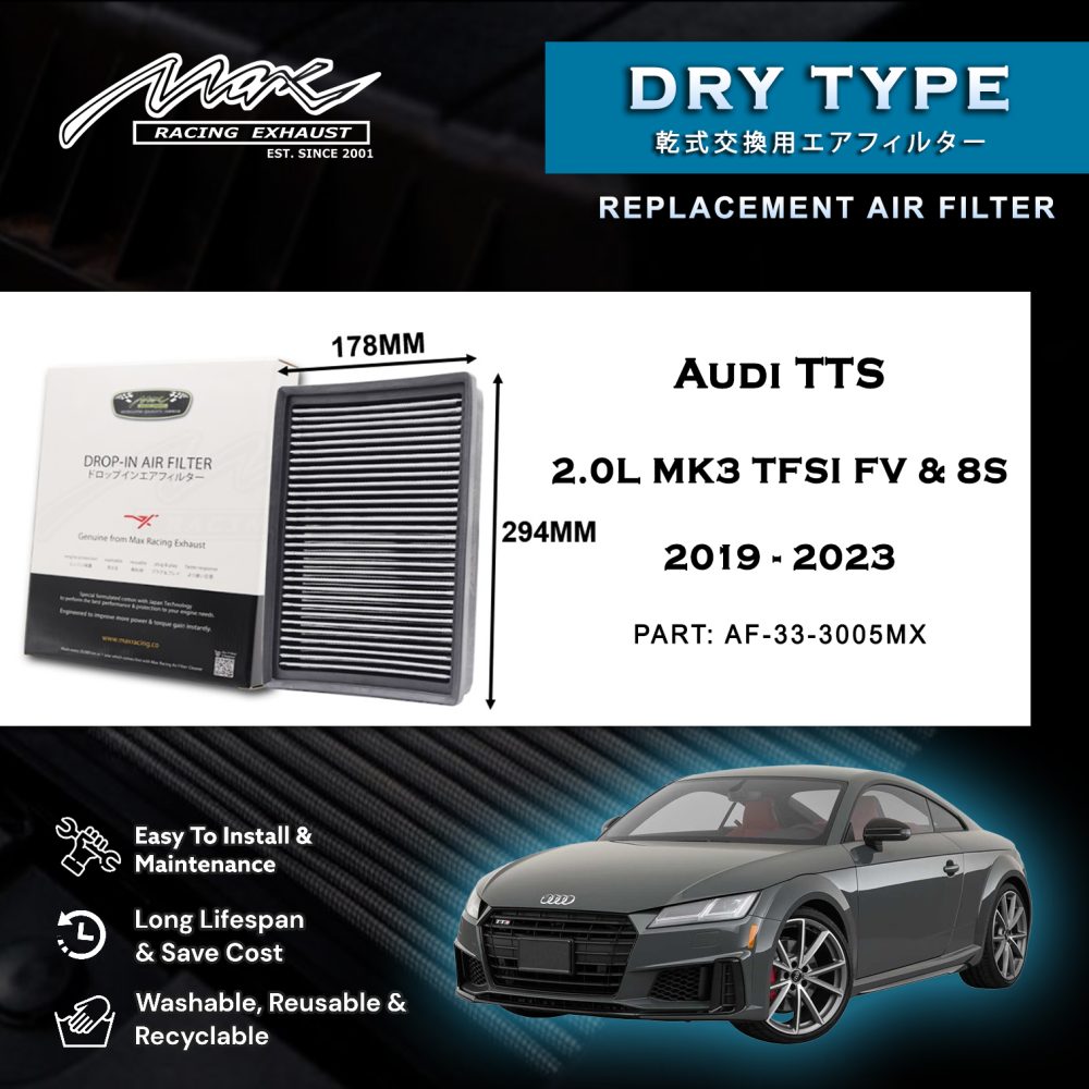 2019 2023 Audi TTS 2.0L MK3 TFSI FV 8S