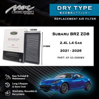 33-3080MX Performance Drop-in zračni filter za Subaru BRZ ZD8 2.4L L4 plin 2021 do 2026