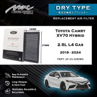 33-3080MX Zmogljiv vgradni zračni filter za Toyota Camry XV70 Hybrid 2.5L L4 Bencin 2018 do 2024