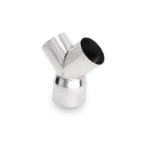 Stainless Steel Short 45 Degree Universal Y Joint for Car Exhaust