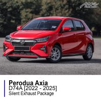 New Perodua Axia A300 D74A / Toyota Wigo Single Silent Exhaust Package