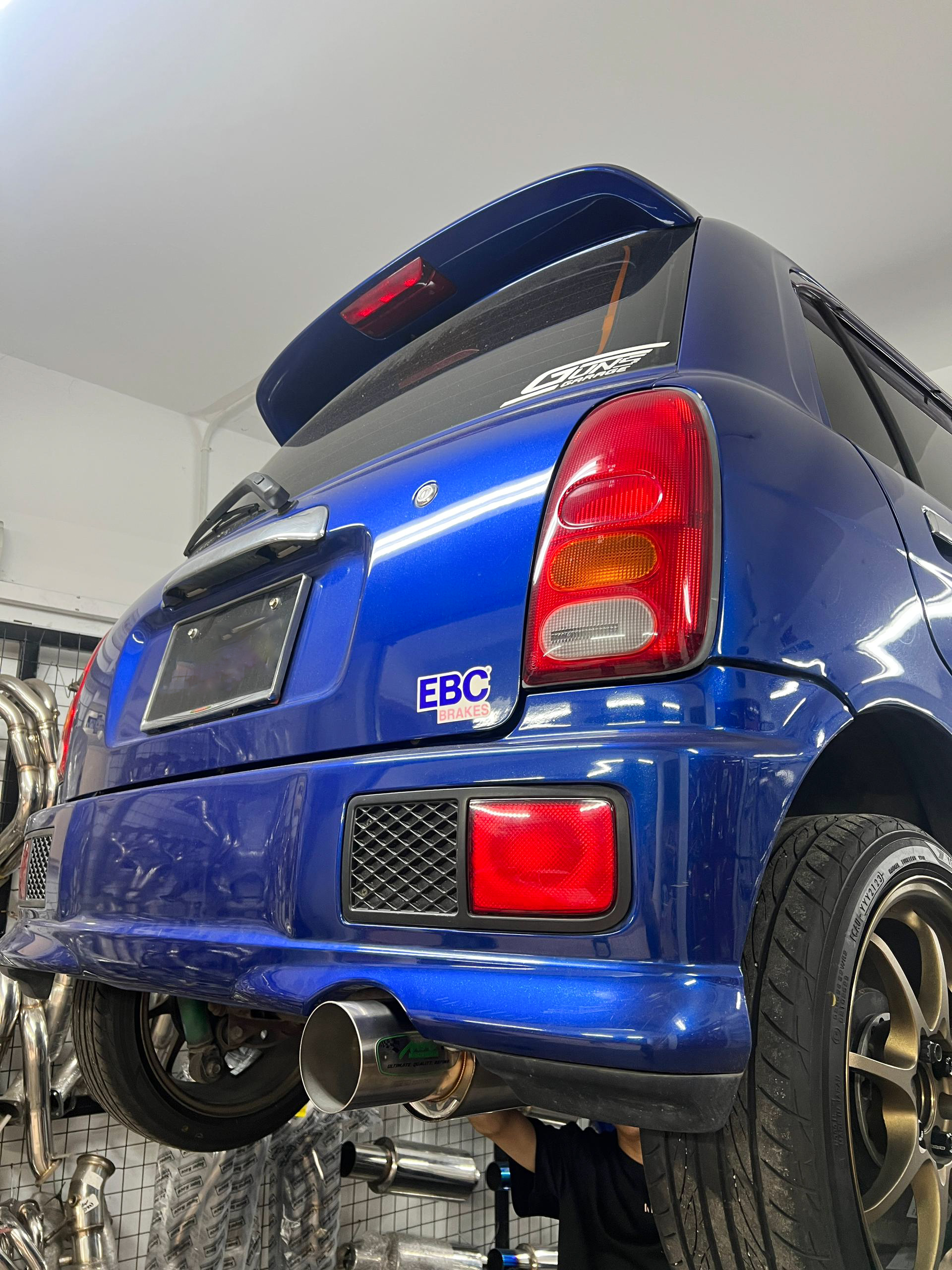 Max Racing R5055my Max Racing Exhaust | Daihatsu Mira with Max Racing R555-MY Exhaust ...