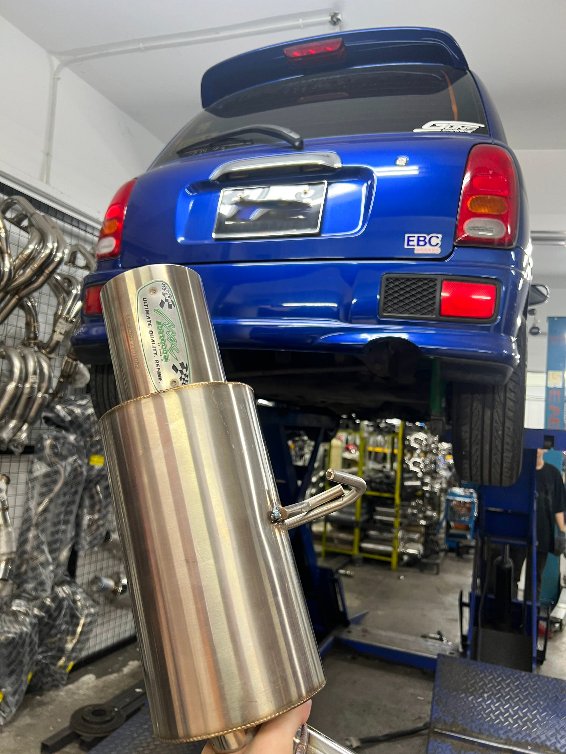 Max Racing Exhaust | Daihatsu Mira with Max Racing R555-MY Exhaust