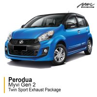 Perodua Myvi Gen 2 Twin Sport Exhaust Package