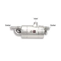 Max Racing Exhaust پريميئم پرفارمنس T Box Valvetronic Valve with offset Inlet Muffler for Turbocharged Car VT TU 9 T 2