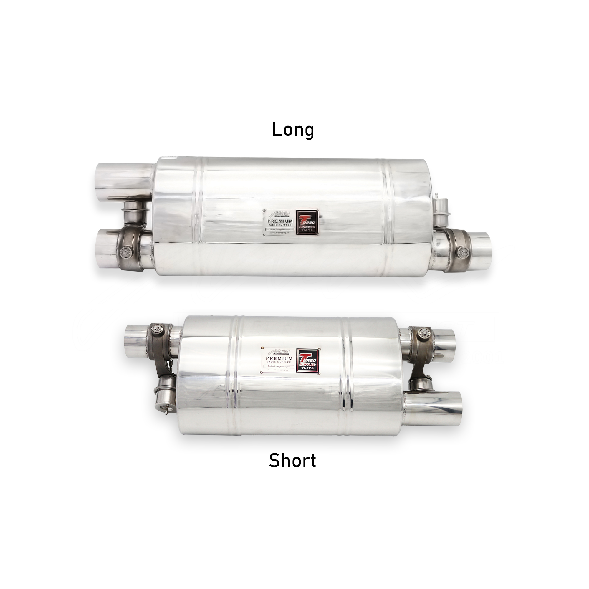 VT-TU-9-H Max Racing Premium Turbo h Box Valve Muffler for