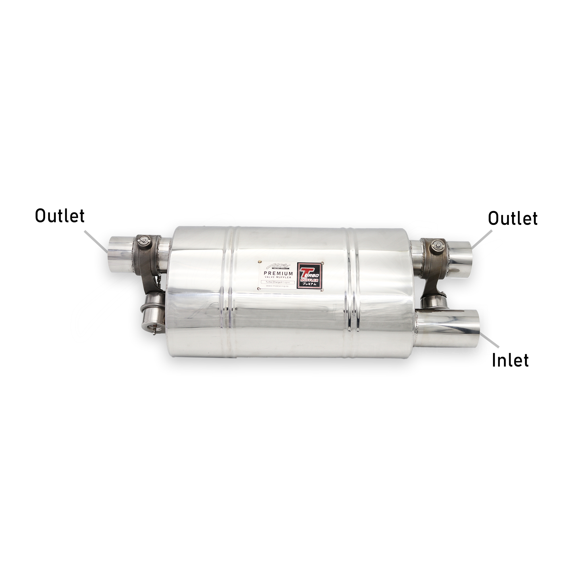 Max Racing Filter Box VT-TU-9-H Max Racing Premium Turbo h Box Valve Muffler for Turbocharged ...