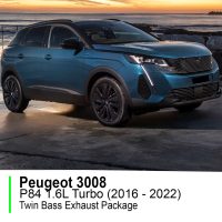 Peugeot 3008 P84 1.6L Turbo 2016 - 2022 Twin Bass сору пакеті
