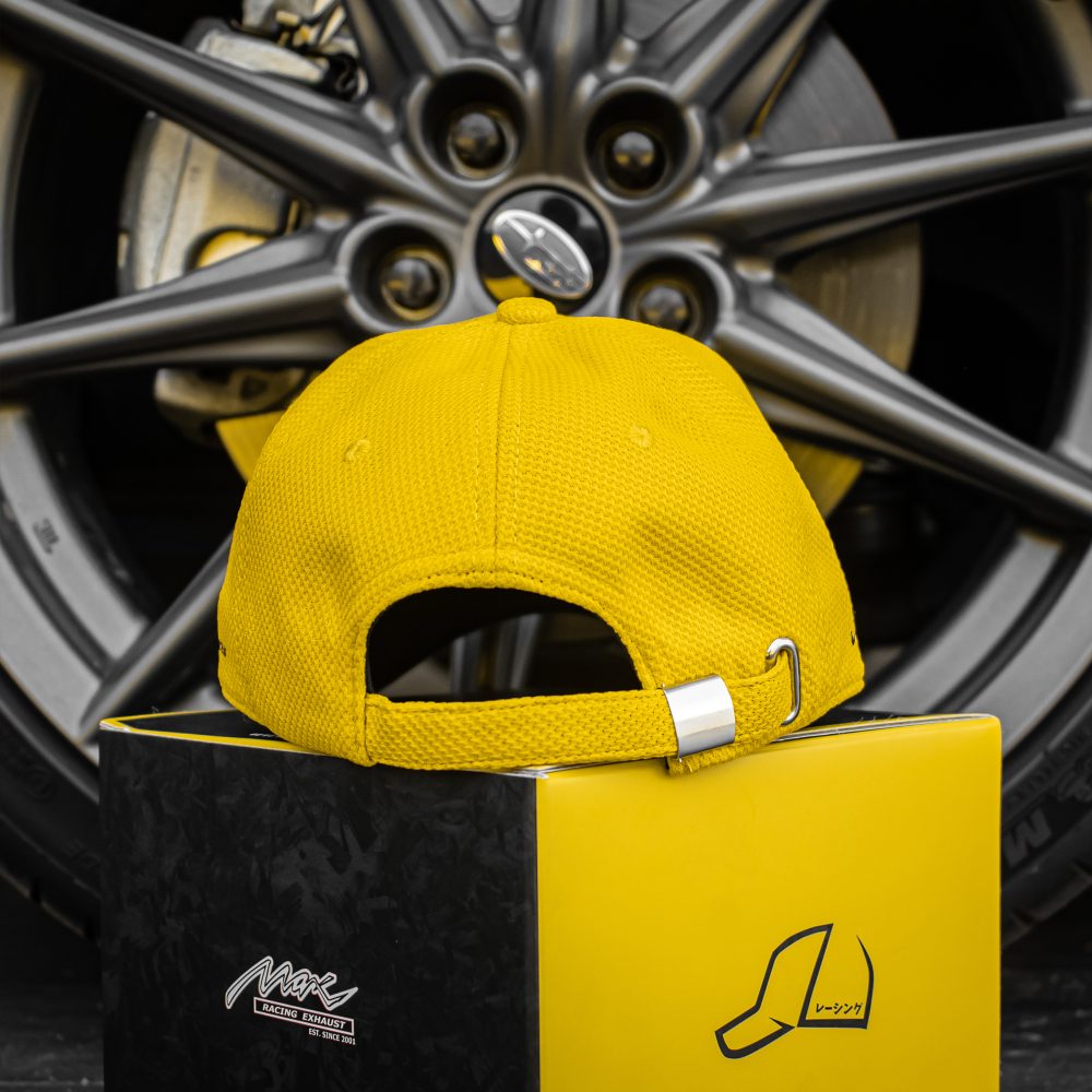 Max Racing Ridox Max Racing Exhaust Yellow Racing Cap with Max Logo - Official ...