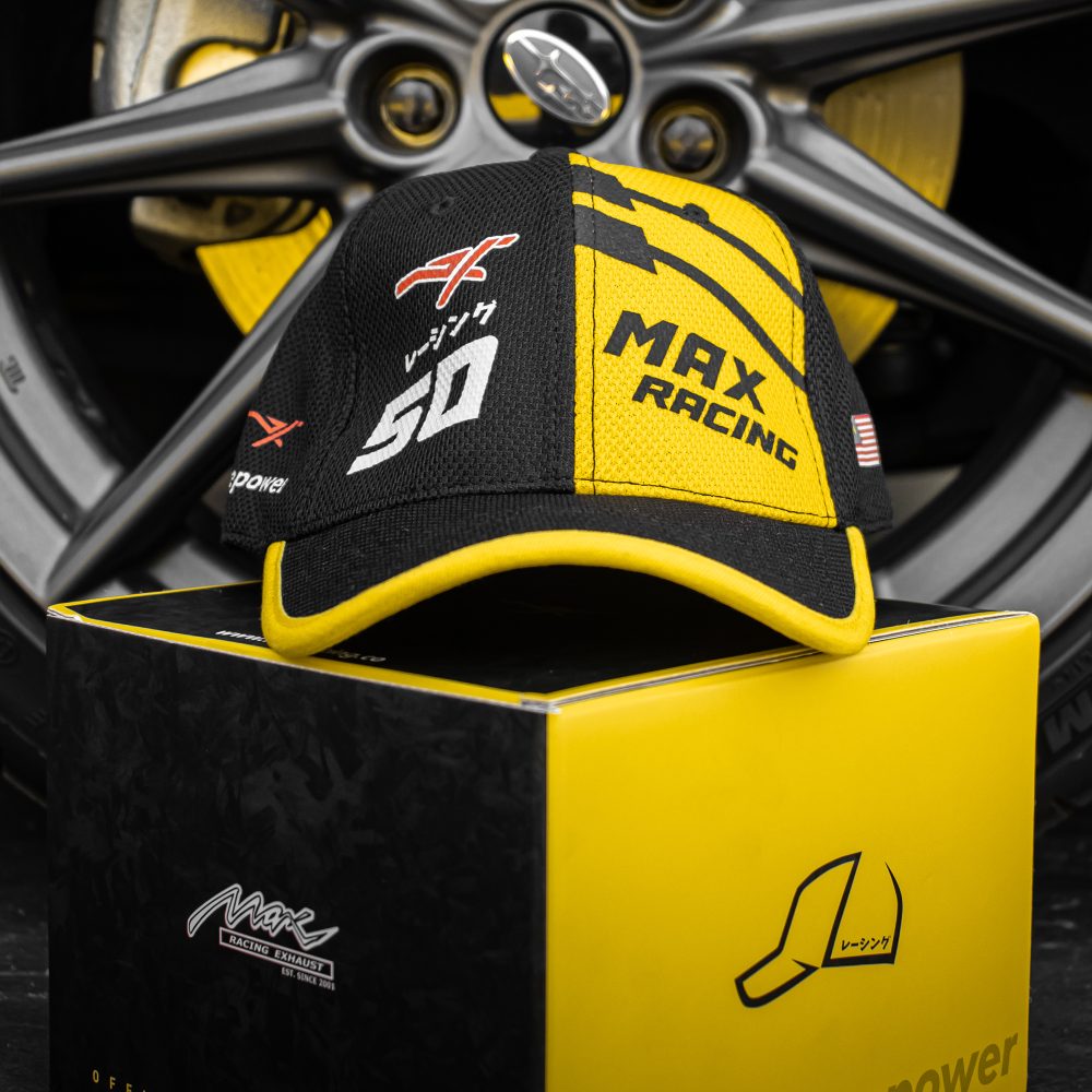 Max Racing R5055my Max Racing Exhaust Black Racing Cap with Max Logo - Official ...