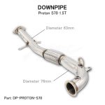 Downpipe Proton S70 Max Racing Exhaust No Engine Check Light Problem