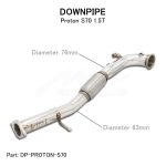 Downpipe Proton S70 Max Racing Exhaust No Engine Check Light Problem 2